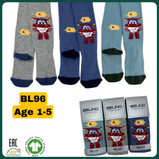 Колготки хлопковые для мальчиков р 1-2 года  Belino (3 шт/уп)