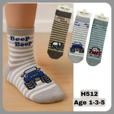 Носки хлопковые 1-2 года ТМ Belino (6 шт/уп)