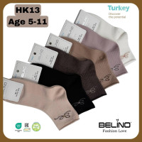 Носки хлопковые 11-12 лет для девочек ТМ Belino (6 шт/уп)