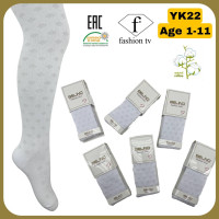 Колготки для дівчаток бавовняні р. 9-10 років TM Belino (3 шт/уп)