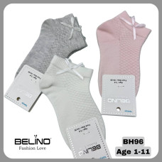 Носки хлопковые 7-8 лет для девочек ТМ Belino (6 шт/уп)