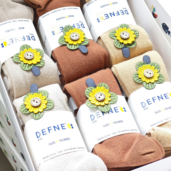 Колготки для девочек хлопковые 5-6 лет ТМ Defne (3 шт/уп)