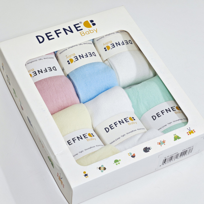 Колготки для немовлят 12-18 міс ТМ Defne (6 шт/уп)