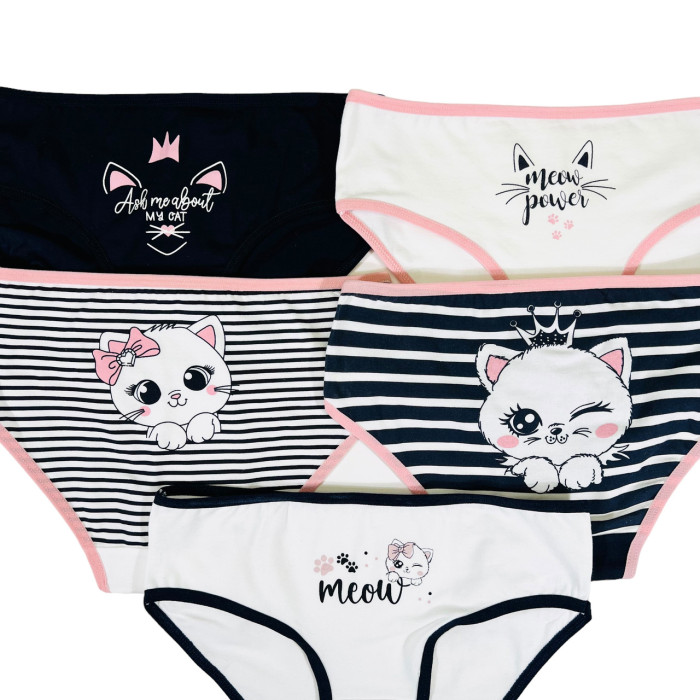 Детские трусики для девочек 14-15 лет (5шт/уп) ТМ Nicoletta